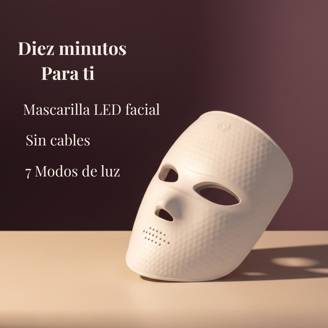 Mascarilla facial LED